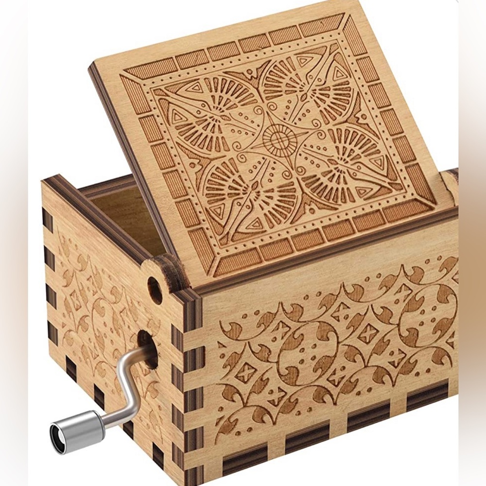 NWT You are My Sunshine Wood Music Boxes,Laser Engraved Vintage Wooden - Picture 5 of 7